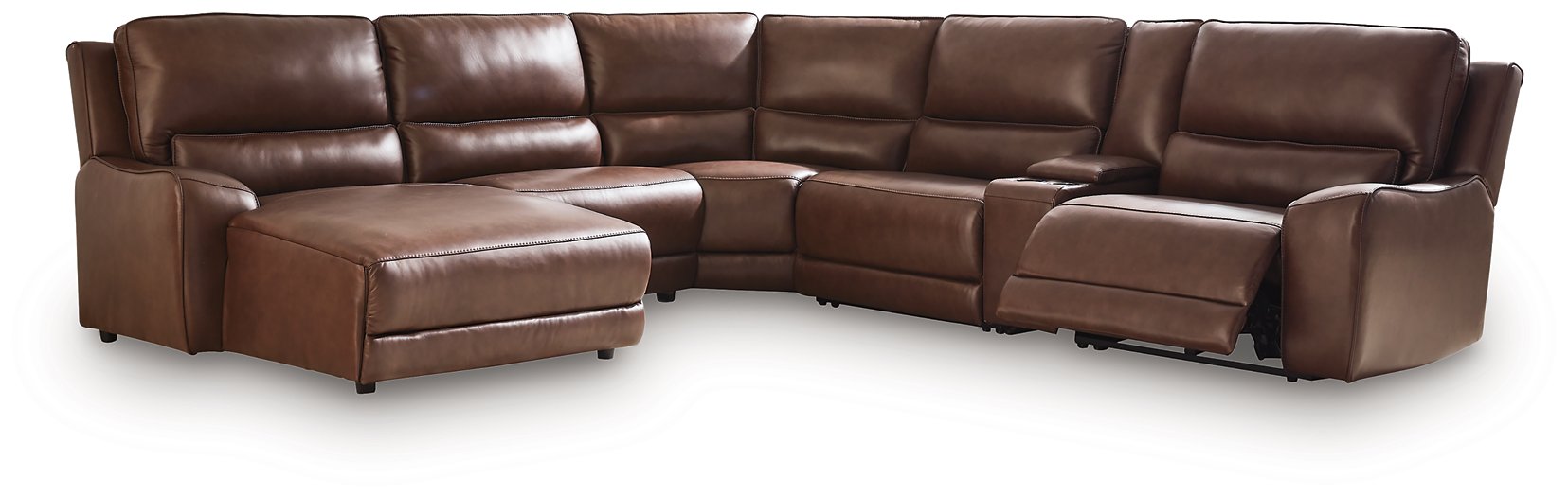 DeepWakes Power Reclining Sectional with Chaise - Visions in Furniture (La Mirada, CA)