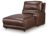 DeepWakes Power Reclining Sectional with Chaise - Visions in Furniture (La Mirada, CA)