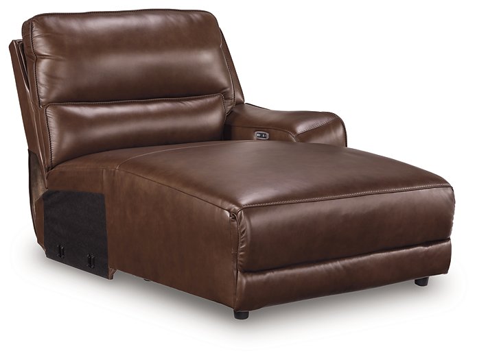 DeepWakes Power Reclining Sectional with Chaise - Visions in Furniture (La Mirada, CA)