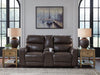 Crossplex Power Reclining Loveseat with Console - Visions in Furniture (La Mirada, CA)