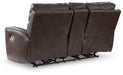 Crossplex Power Reclining Loveseat with Console - Visions in Furniture (La Mirada, CA)