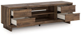 Zadilyn 72" TV Stand with Electric Fireplace - Visions in Furniture (La Mirada, CA)