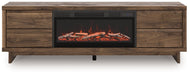 Zadilyn 72" TV Stand with Electric Fireplace - Visions in Furniture (La Mirada, CA)