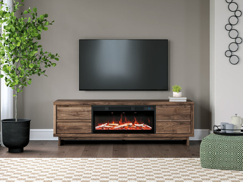 Zadilyn 72" TV Stand with Electric Fireplace - Visions in Furniture (La Mirada, CA)