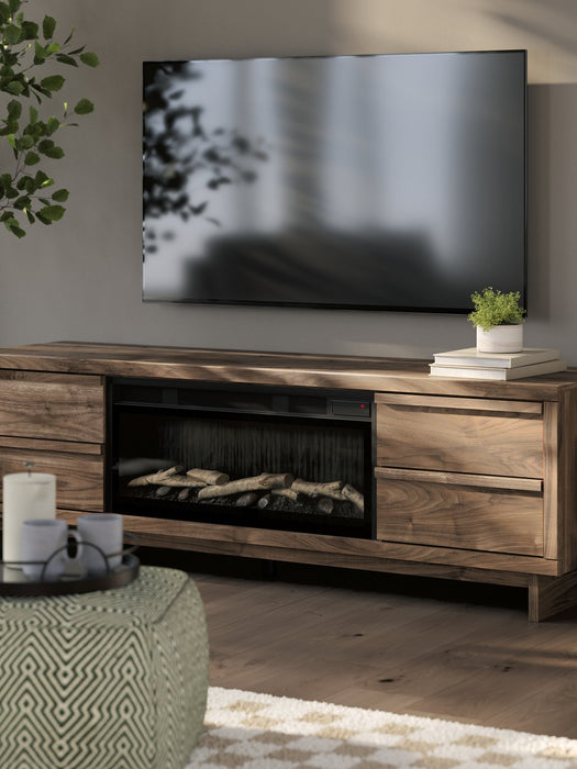 Zadilyn 72" TV Stand with Electric Fireplace - Visions in Furniture (La Mirada, CA)