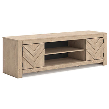 Cayboni 71" TV Stand with Electric Fireplace - Visions in Furniture (La Mirada, CA)