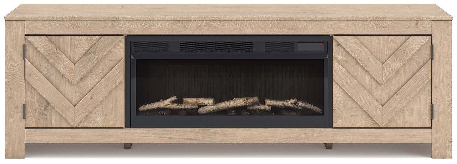 Cayboni 71" TV Stand with Electric Fireplace - Visions in Furniture (La Mirada, CA)