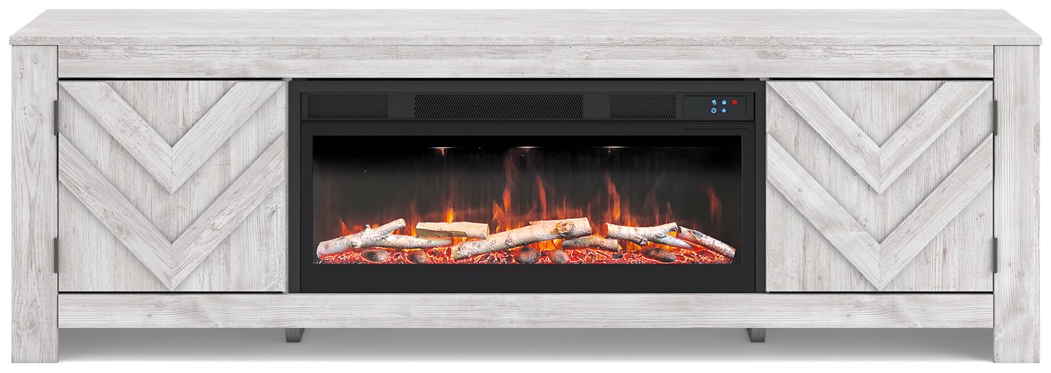 Cayboni 71" TV Stand with Electric Fireplace - Visions in Furniture (La Mirada, CA)