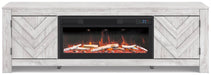 Cayboni 71" TV Stand with Electric Fireplace - Visions in Furniture (La Mirada, CA)