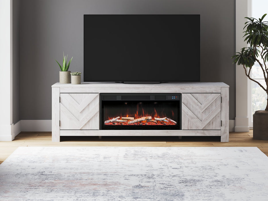 Cayboni 71" TV Stand with Electric Fireplace - Visions in Furniture (La Mirada, CA)