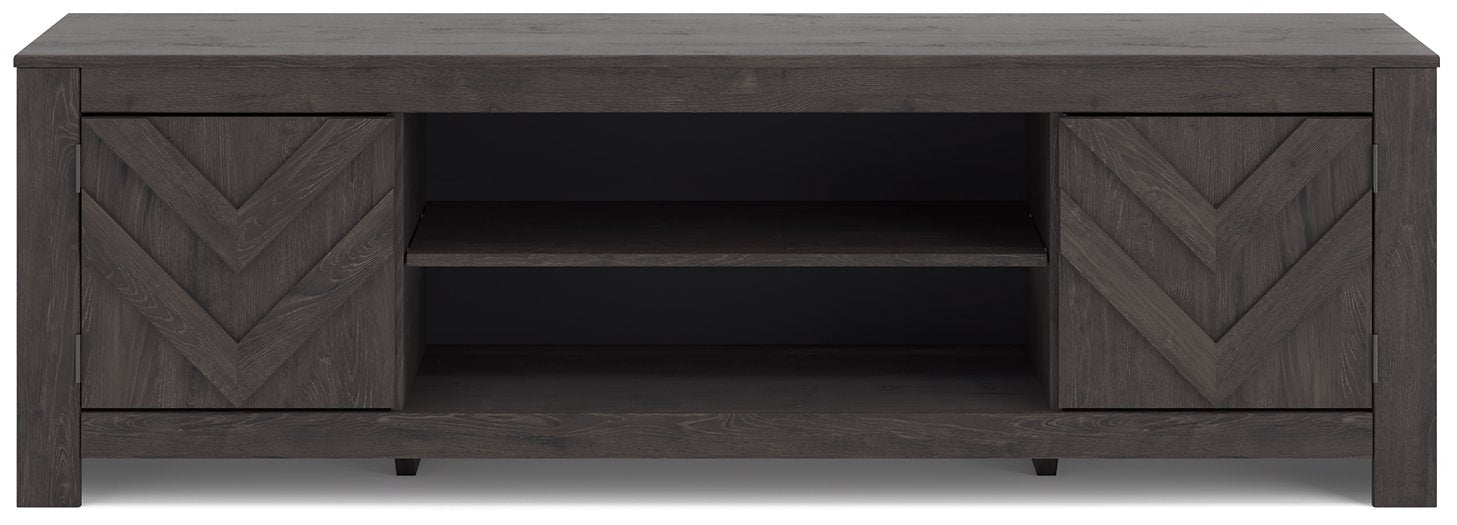 Cayboni 71" TV Stand with Electric Fireplace - Visions in Furniture (La Mirada, CA)