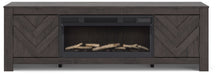 Cayboni 71" TV Stand with Electric Fireplace - Visions in Furniture (La Mirada, CA)