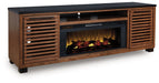 Kallari 84" TV Stand with Electric Fireplace - Visions in Furniture (La Mirada, CA)