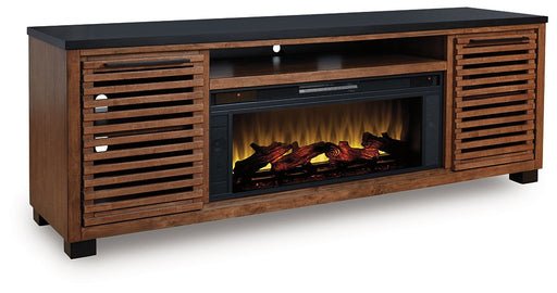 Kallari 84" TV Stand with Electric Fireplace - Visions in Furniture (La Mirada, CA)