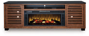 Kallari 84" TV Stand with Electric Fireplace - Visions in Furniture (La Mirada, CA)