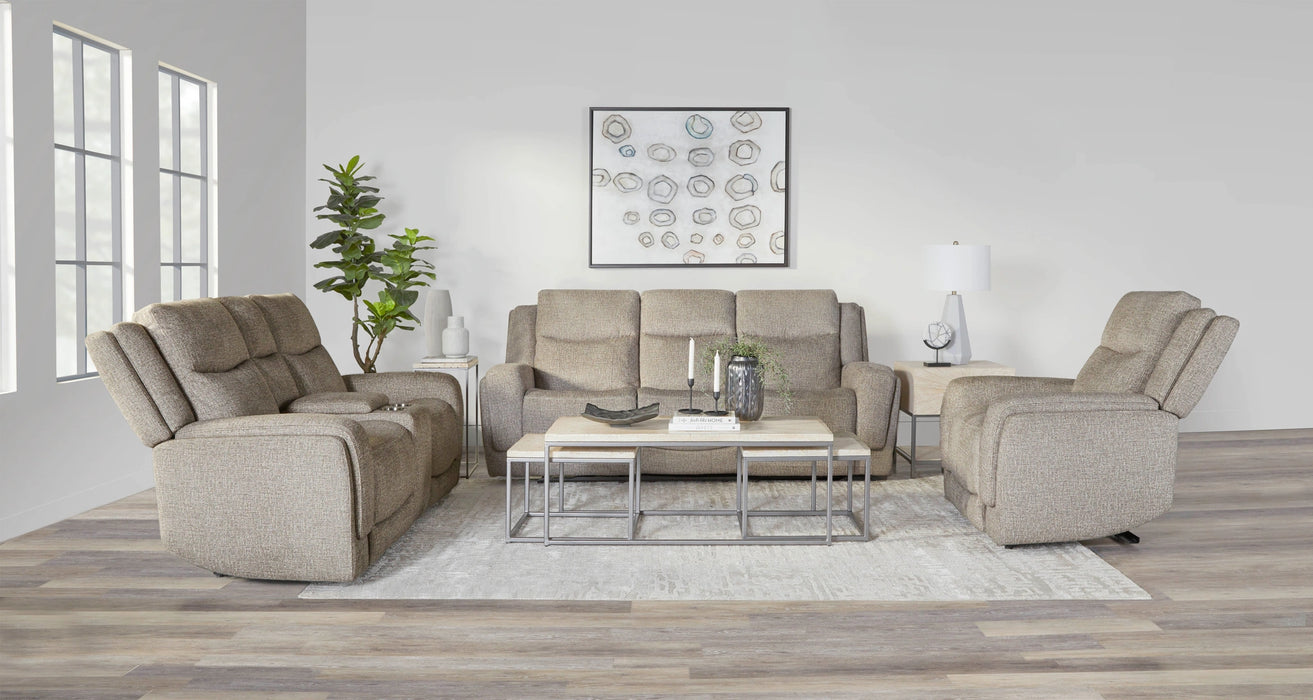 Parker Living Penfield - Frappe Zero Gravity Power Reclining Sofa with Heat Massage and Speaker P3