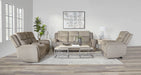 Parker Living Penfield - Frappe Zero Gravity Power Reclining Console Loveseat with Heat Massage and Speaker P3