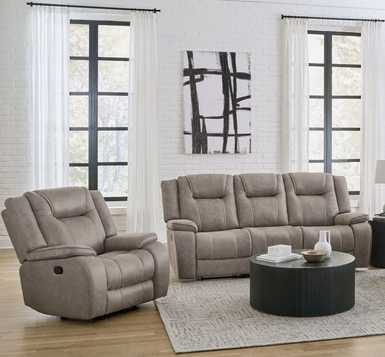 Parker Living Blake - Desert Taupe Manual Reclining Sofa and Recliner