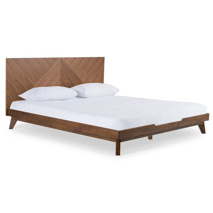 Soren - Modern Walnut Bed