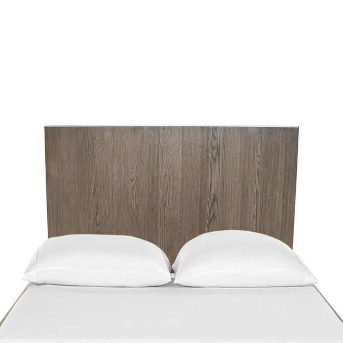 Novak Modern Dark Oak Bed