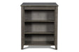 Gia 3 Pc 30" Storage Counter Table & 2 Chairs-Gray