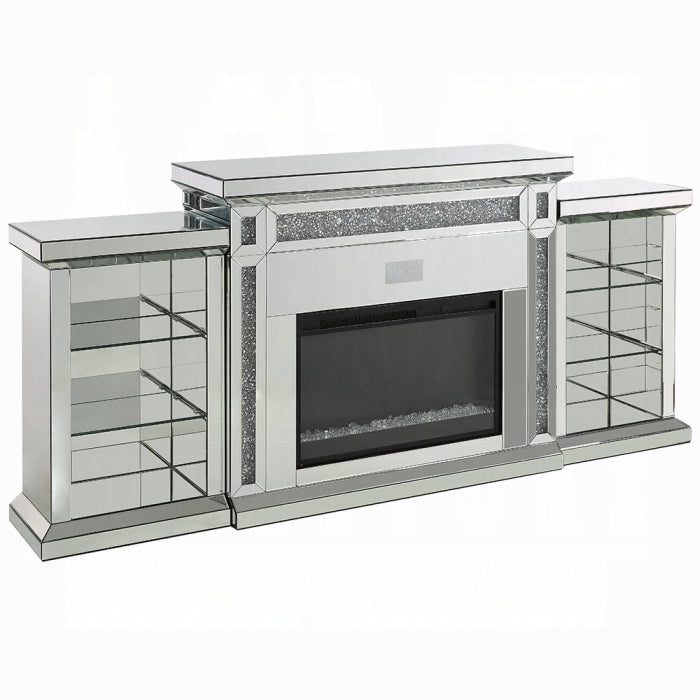 Noralie Fireplace With LED and Bluetooth - Visions in Furniture (La Mirada, CA)