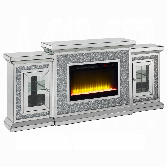 Noralie Fireplace With Led - Visions in Furniture (La Mirada, CA)