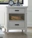 Parker House Americana Modern Bedroom King Shelter Bed with 2 Nightstands and Dresser with Mirror