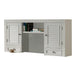 Parker House Boca U Shape Desk with Credenza File and Hutch
