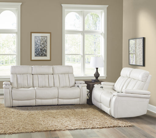 Parker Living Royce - Fantom Ivory Power Reclining Sofa and Loveseat