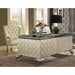 AICO Hollywood Swank Desk Chair in Creamy Pearl 03244-14 - Visions in Furniture (La Mirada, CA)