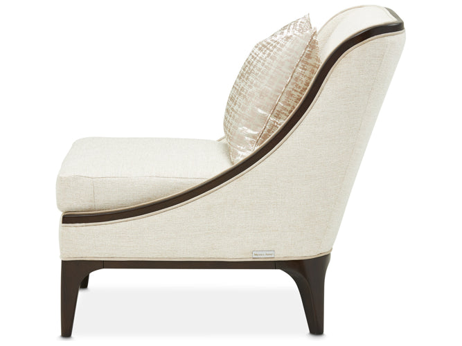 AICO Paris Chic Chair Cremini in Espresso - Visions in Furniture (La Mirada, CA)