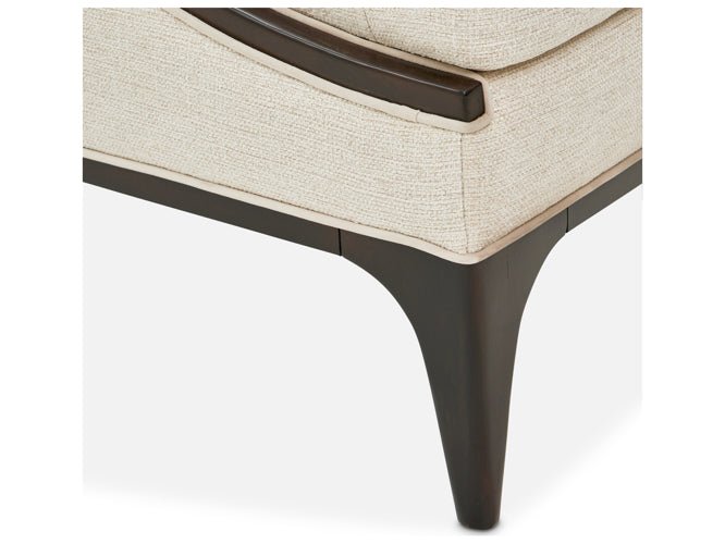 AICO Paris Chic Chair Cremini in Espresso - Visions in Furniture (La Mirada, CA)