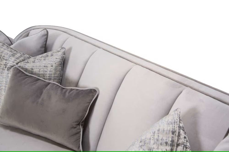 AICO Furniture Roxbury Park Sofa in Slate - Visions in Furniture (La Mirada, CA)