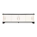 AICO Furniture Tuxedo Media Cabinet in Piano Keyboard image