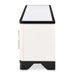 AICO Furniture Tuxedo Media Cabinet in Piano Keyboard - Visions in Furniture (La Mirada, CA)