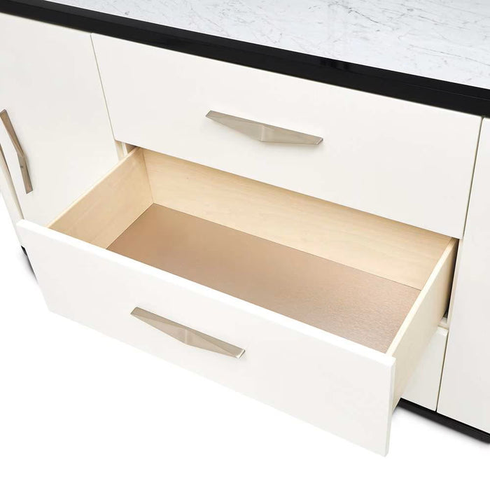 AICO Furniture Tuxedo Sideboard in Piano Keyboard - Visions in Furniture (La Mirada, CA)