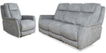 Parker Living Linus - Hudson Grey Power Reclining Sofa and Recliner