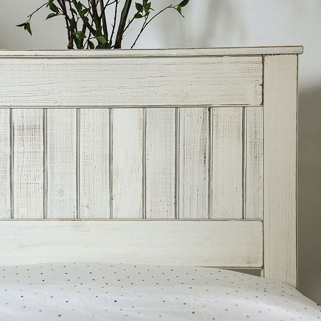 Rockwall Bed Grey & White - Visions in Furniture (La Mirada, CA)