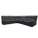 Parker Living Polaris - Slate 6 Piece Modular Power Reclining Sectional with Power Adjustable Headrests