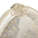AICO Lavelle Oval Back Wood Chair Mystic in Classic Pearl - Visions in Furniture (La Mirada, CA)