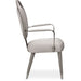 AICO Eclipse Arm Chair (Set of 2) in Moonlight - Visions in Furniture (La Mirada, CA)