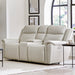 Parker Living Atlantis - Whisper Ivory Power Reclining Zero Gravity Console Loveseat