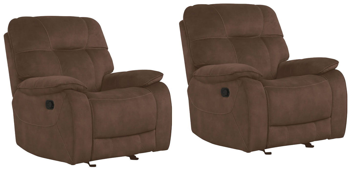 Parker Living Cooper - Shadow Brown Glider Recliner Two Pack