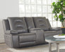 Parker Living Caldwell - Tahoe Charcoal Power Reclining Sofa and Loveseat