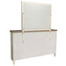 Parker House Americana Modern Bedroom King Platform Bed 2 Nightstands Dresser with Mirror and Chest