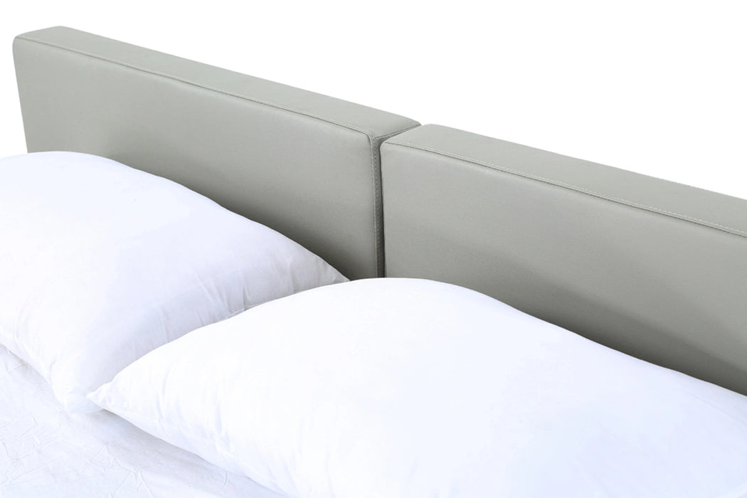 Opal Modern Wenge & Grey Platform Bed