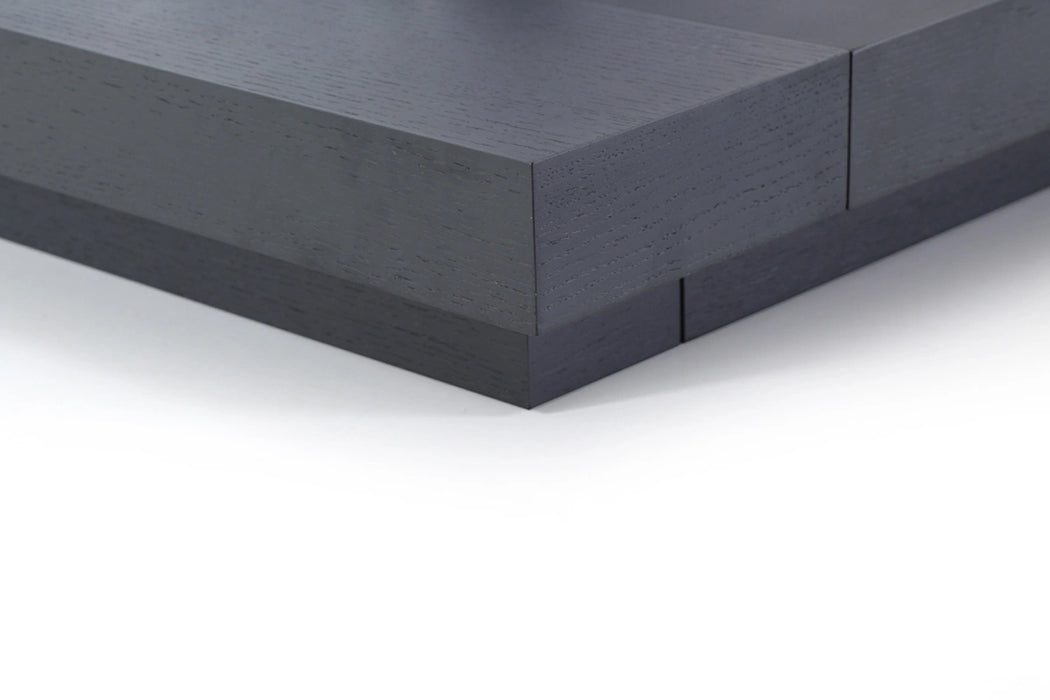 Opal Modern Wenge & White Platform Bed