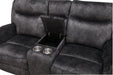 Park City Console Loveseat W/ Pwr Fr-Slate