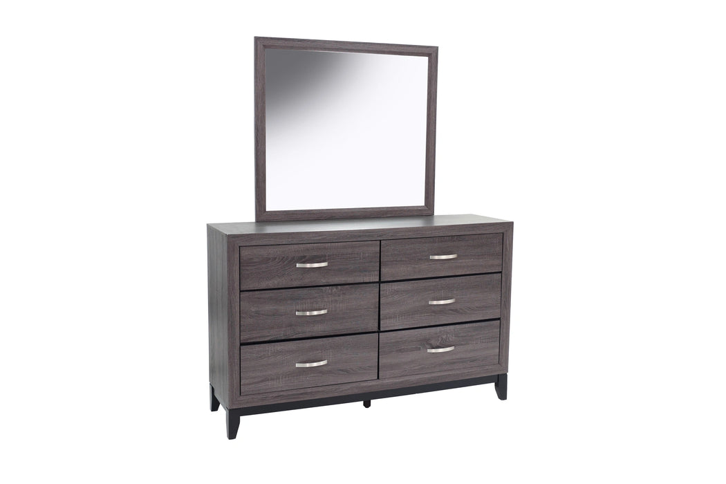 Liihfd Mirror in Foil Grey